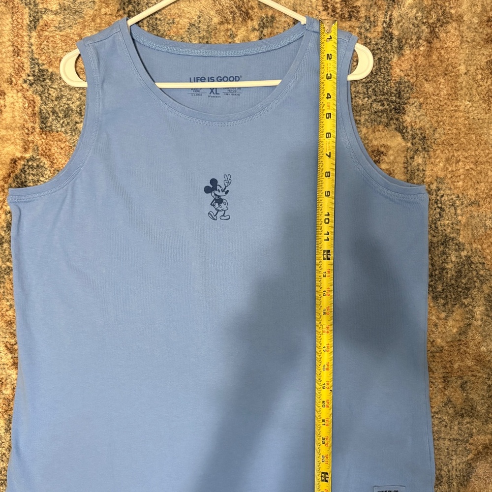 Life Is Good Women's Disney Steamboat Willie Mickey Mouse Crusher Tank Top XL - Picture 8 of 9